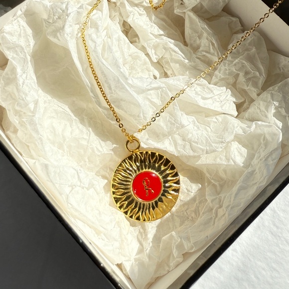 Roberto Cavalli Gold Charm Necklace – 22” ✨ - Picture 1 of 10